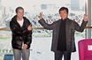 Jackie Chan et son fils, Jaycee, à Pékin en 2009