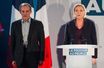 Thierry Mariani et Marine Le Pen au Thor, samedi dernier.