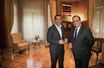 Le 16 novembre, avec Alexis Tsipras, ils prennent la pose pour Paris Match au palais Maximos.