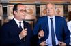 François Hollande et François Rebsamen le 23 juillet 2015.