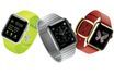 L'Apple Watche en plusieurs coloris.
