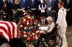 Roberta McCain, 106 ans, à l'hommage rendu à son fils John McCain au Capitole, à Washington.