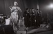 Aretha Franklin en concert à Paris en 1977.