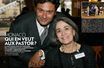 Hélène et son fils, Gildo Pallanca Pastor, pilote de course et entrepreneur, en 1999, lors du Business Angels Forum de Monaco.