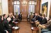 Une image de la rencontre des députés français avec Bachar al-Assad, diffusée par l'agence officielle Sana.