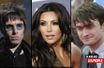 <br />
Liam Gallagher, Kim Kardashian et Daniel Radcliffe