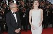 Emma Stone et Woody Allen complices sur le tapis rouge