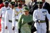 La Reine Elizabeth II est arrivée jeudi à Port of Spain.