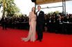 La question a animé la Croisette depuis l'arrivée en solo de Brad Pitt samedi dernier: Angelina Jolie montera-t-elle les marches au bras de son compagnon?