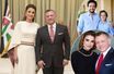La reine Rania et le roi Abdallah II de Jordanie le 28 mai 2017 - En vignettes : les princes Hussein et Hashem - la reine Rania et le roi Abdallah II