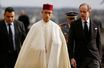 Le prince héritier Moulay El Hassan du Maroc avec le prince Jean d'Orléans à Dreux, le 2 février 2019