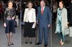 L'ancienne impératrice d'Iran Farah Diba Pahlavi, l'ancienne reine Sofia et l'ancien roi Juan Carlos d'Espagne, l'ancienne reine Noor de Jordanie à Madrid, le 2 novembre 2018