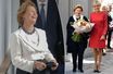 La reine Sonja de Norvège à Sèvres et avec Brigitte Macron à Rouen, les 23 et 24 septembre 2018
