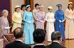 L'impératrice Michiko du Japon, les princesses Kiko et Mako et d'autres princesses de la famille impériale, à Tokyo le 12 janvier 2018