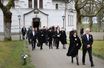 La famille royale de Suède aux obsèques du baron Niclas Silfverschiöld à Alingsas, le 11 mai 2017