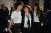 Charlotte Gainsbourg, Jane Birkin et Lou Doillon au défilé Saint Laurent à Paris