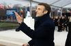 Emmanuel Macron, vendredi lors de l'hommage aux victimes du terrorisme, à Versailles.