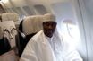 Hama Amadou le 14 novembre dans l’avion qui le ramène à Niamey.