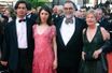 Roman, Sofia, Francis Ford et Eleanor Coppola en 2001, au Festival de Cannes.