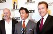 <br />
Arnold Schwarzenegger, Bruce Willis et Sylvester Stallone