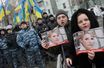 Une manifestation de soutient à Ioulia Timochenko en janvier dernier à Kiev.