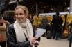 <br />
Nathalie Kosciusko-Morizet à la gare du Nord, le 23 février, en partance pour le meeting de Nicolas Sarkozy à Lille.