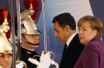 <br />
Nicolas Sarkozy et Angela Merkel arrivent au sommet du G20.