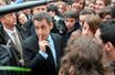 <br />
Nicolas Sarkozy au Puy-en-Velay le trois mars.