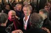 <br />
BHL entre Jacques Lanzman et Fr. Bayrou;derrrière lui à lunettes le PDG des editions Plon, Olivier Orban