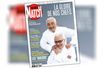 En couverture, Guy Savoy et Alain Ducasse, prennent la pose pour Paris Match le 2 mars, à Paris.