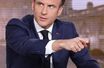 Emmanuel Macron sur le plateau de l'émission Votre France de demain, au 20H de TF1, mercredi soir.