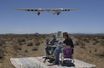En images, le plus gros avion du monde vole au-dessus du désert des Mojaves