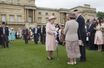 La reine Elizabeth II lors d’une garden-party à Buckingham Palace, le 16 mai 2017