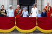 Elizabeth II et la famille royale en fête au balcon de Buckingham pour le jubilé