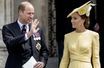 Le prince William et son épouse Kate Middleton lors de la messe célébrant le jubilé de platine d'Elizabeth II à Londres, le 3 juin 2022.