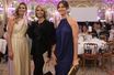 Sophie Thalmann, Sylvie Tellier et Mareva Galanter au dîner de gala des "Bonnes Fées", à l'hôtel Intercontinental Paris Le Grand, le 14 juin 2022.
