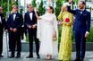 La princesse Ingrid Alexandra de Norvège avec ses parents et ses frères à Oslo, le 16 juin 2022