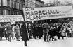 Une manifestation pour un Plan Marshall en Allemagne, 1948