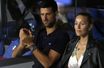 Novak et Jelena Djokovic lors de la finale d'Adria Tour, à Belgrade, en Serbie, le 14 juin 2020.