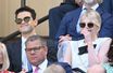 Rami Malek et Lucy Bonynton, complices à Wimbledon