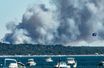 En photos : deux incendies ravagent des forêts de pins en Gironde