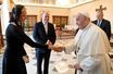 Charlène et Albert au Vatican, chaleureuses retrouvailles avec le pape François