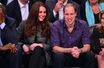 Kate Middleton (enceinte) et le prince William assistent à un match de basket à New York, en 2014.