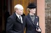La princesse Nathalie de Sayn-Wittgenstein-Berleburg aux obsèques de son père, avec son mari Alexander Johannsmann, le 21 mars 2017