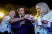 En images : bain de foule et soirée festive pour Emmanuel et Brigitte Macron à Bormes-les-Mimosas