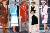 Lady Diana dans des looks bicolores