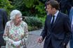 Elizabeth II et Emmanuel Macron le 11 juin 2021 à Carbis Bay en Angleterre.