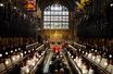 Le service funèbre de Sa Majesté dans la chapelle royale du Château de Windsor, ultime étape des funérailles de la reine Elizabeth II, lundi 19 septembre 2022.  <br />