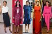 Cinq des six looks de la reine Letizia d'Espagne lors de sa visite d'Etat en Allemagne du 16 au 19 octobre 2022