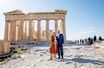 La reine Maxima et le roi Willem-Alexander des Pays-Bas sur l'Acropole à Athènes, le 31 octobre 2022